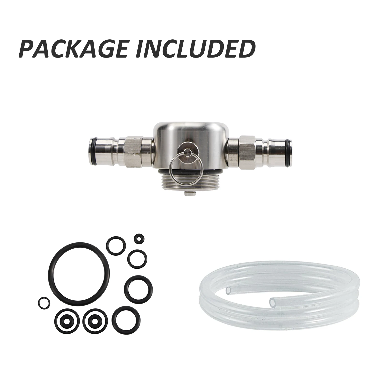 Low Profile Keg Spear Double Ball Lock Mini Keg Tapping Head SS Construction Corny Beer Keg Post Durable EPDM O-rings 45PSI view 2