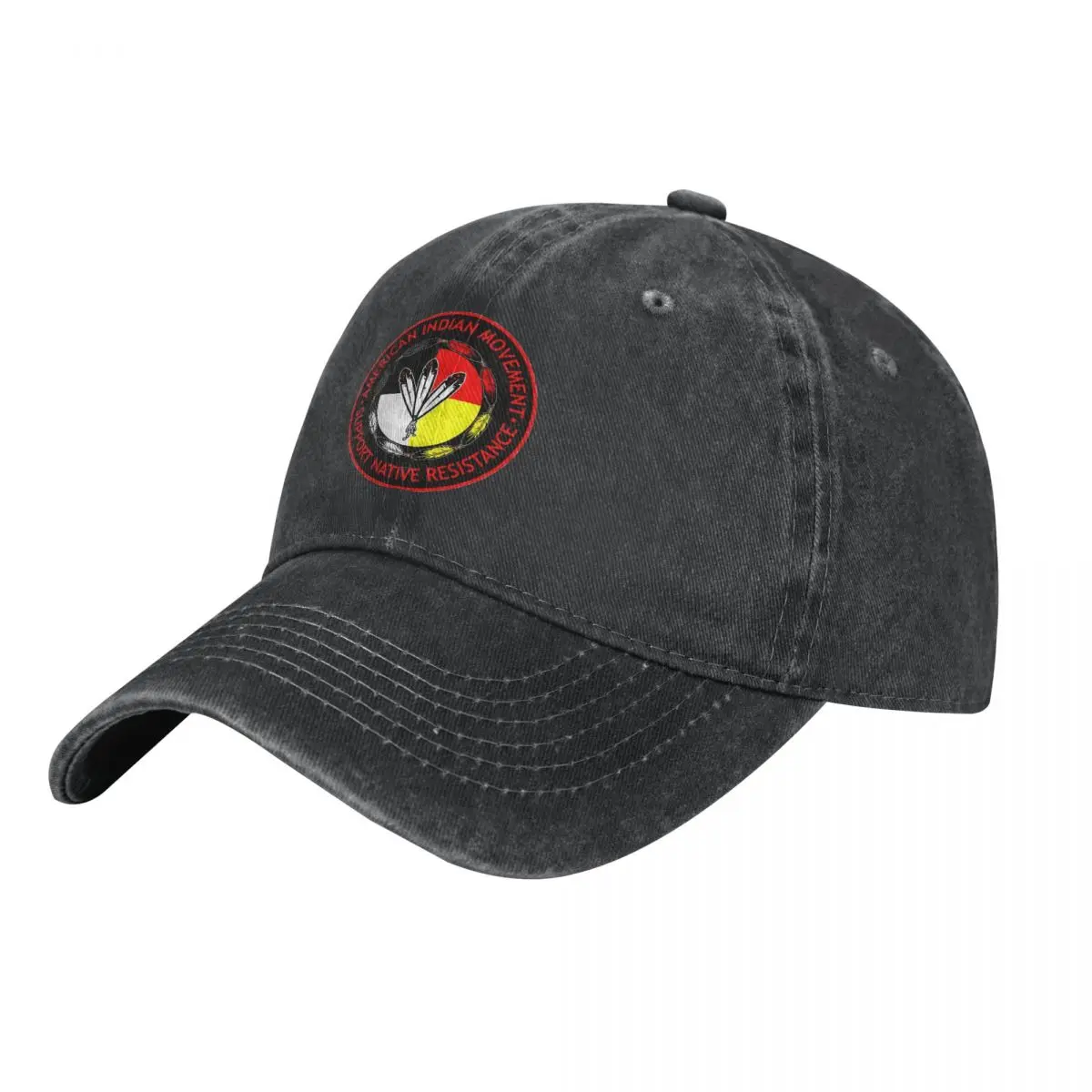 AIM Baseball Cap Men Hats Women Visor Protection Snapback Indian Tribe Caps image 2