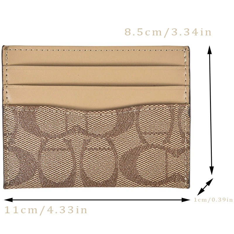 حامل بطاقات شخصي صغير لطيف للغاية للنساء، حقيبة بطاقات راقية، حامل بطاقات محفظة شخصي هندسي