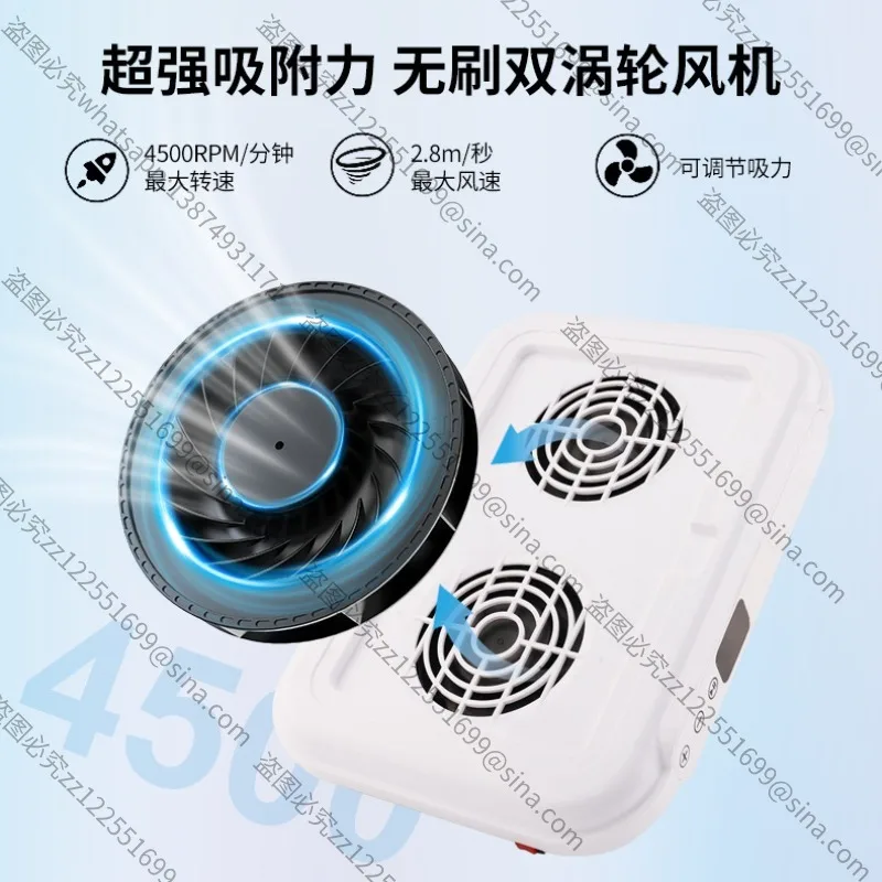 

Suitable for Nail Art Vacuum CleanerTwin Turbo Brushless Vacuum Cleaner Nail Art Low Noise High Power Nail Remover VacuumCleaner