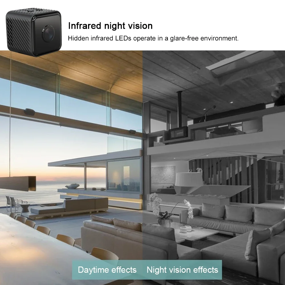 Mini Wifi Camera Wireless 1080P Video Clear IR  Night Vision Motion Detection Home Security Surveillance Digital IP Cam Monitor