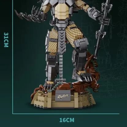 Aliènes bave monstre blocs de construction fer bête sanglée figurine briques à monter soi-même jouets briques modèle assemblage jouets pour les enfants