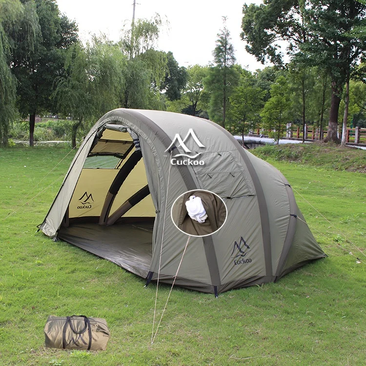 

Hot sale!Luxury Blowup Tente Gonflable Folding Portable Outdoor Inflatable Shelter Camping Rainproof Carp Bivvy Fishing Tent