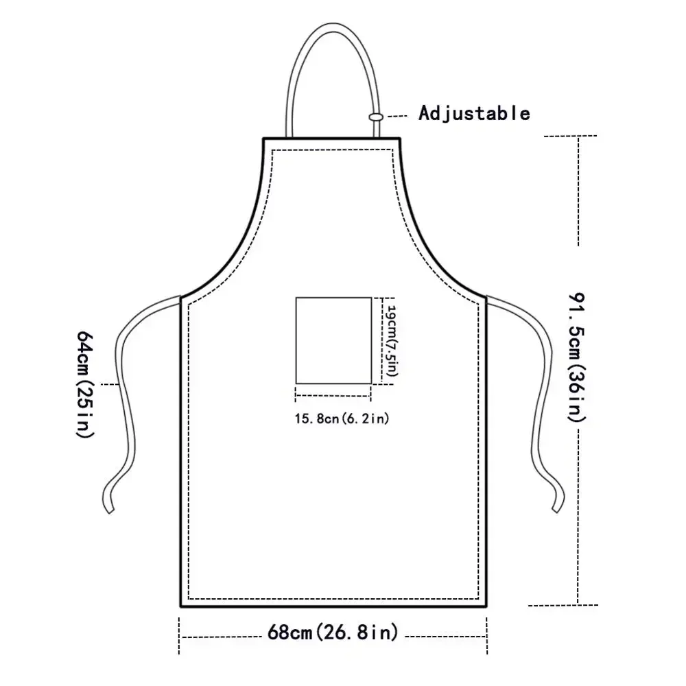 Cartoon Cooking Apron Kitchen for Woman Men Vintage Sugar Skull Baking Accessories Chef Waiter Cafe Shop BBQ Tablier Delantal