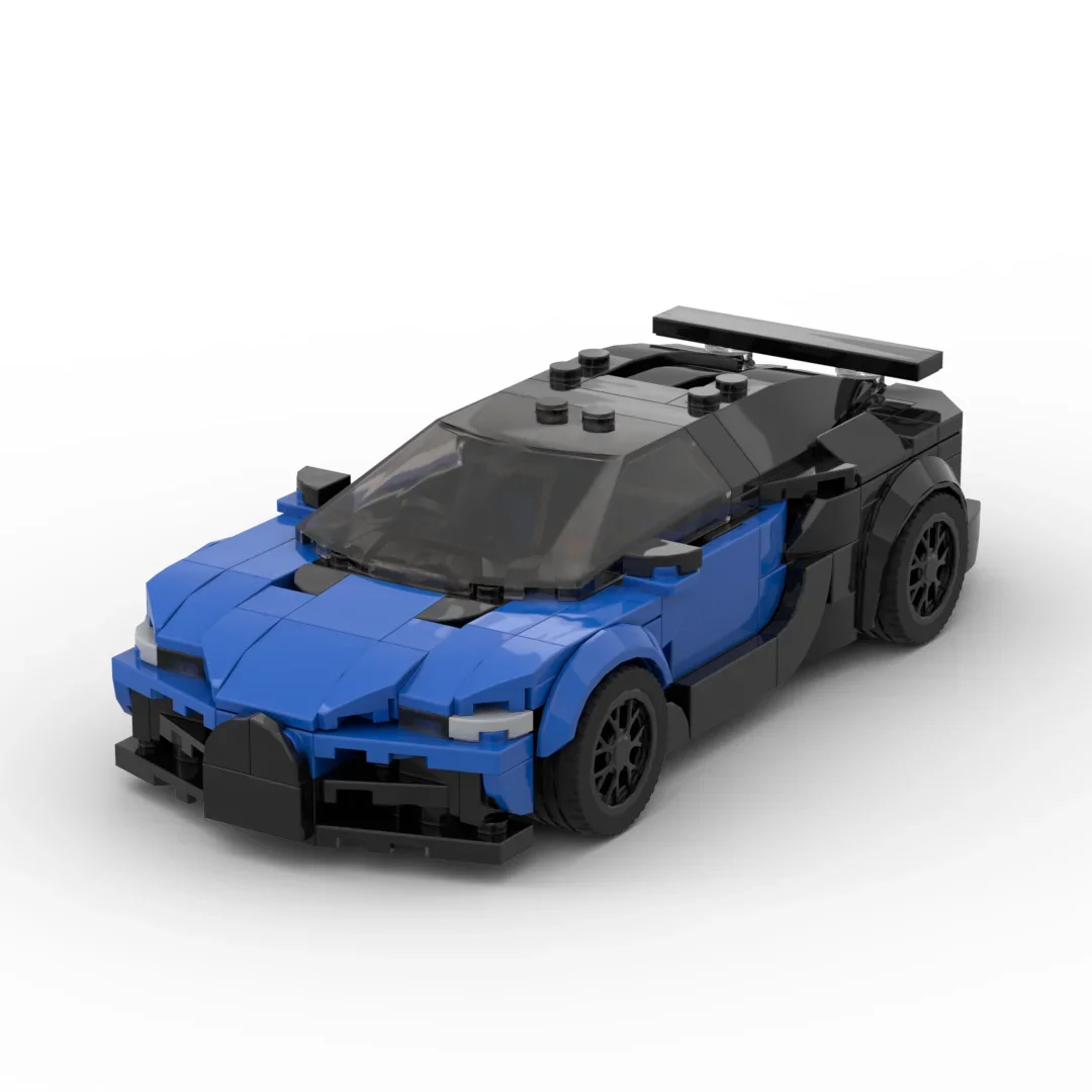 InhawBrick vitesse course Sport véhicule Racer Veyron bleu voiture bloc de construction adultes brique ensembles modèle jouets pour enfants