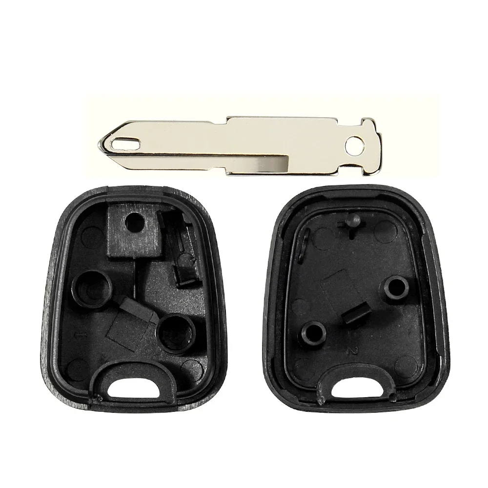 KEYYOU Transponder No Chip Car Key Shell For Peugeot 106 107 307 207 306 406 For Citroen C2 C3 C4 SX9 NE73 VA2 HU83 Blade Case