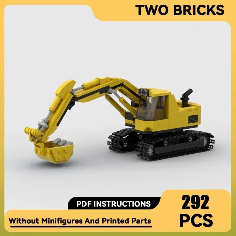 

City Service Car Moc Building Blocks Excavator Model Technology Bricks Brand-name Vehicle DIY Assembly Mechanical Tools Toy Gift