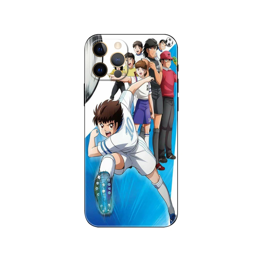 Captain Tsubasa Ozora Genzo football ，phone case for iphone，14 se 6 6s 7 8 plus x 10 XR XS 11 12 13 mini pro MAX black tpu back