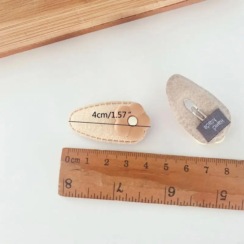 581F مشابك شعر للفتيات، دبابيس شعر للأطفال، مشبك شعر على شكل زهرة لطيفة للأطفال