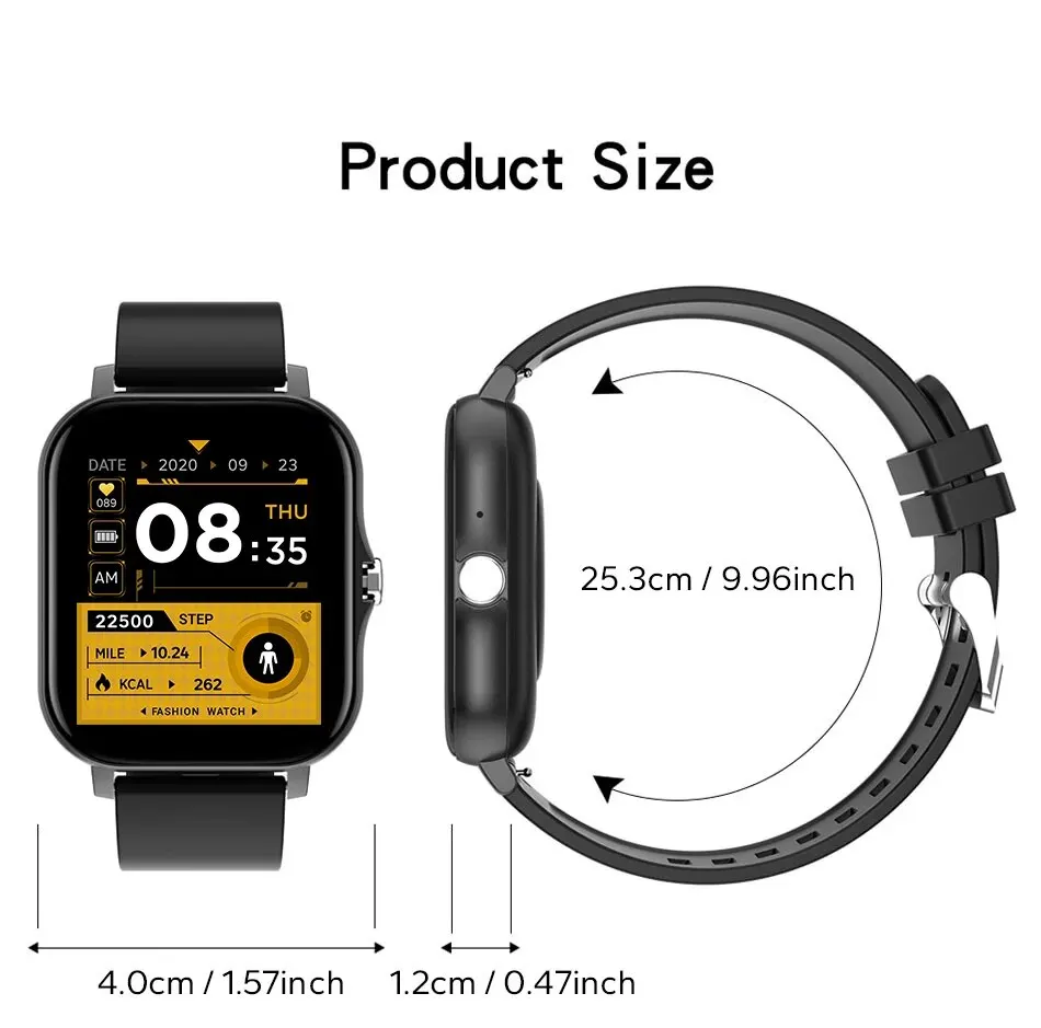 Men's and Women's Smartwatch with Custom Dial