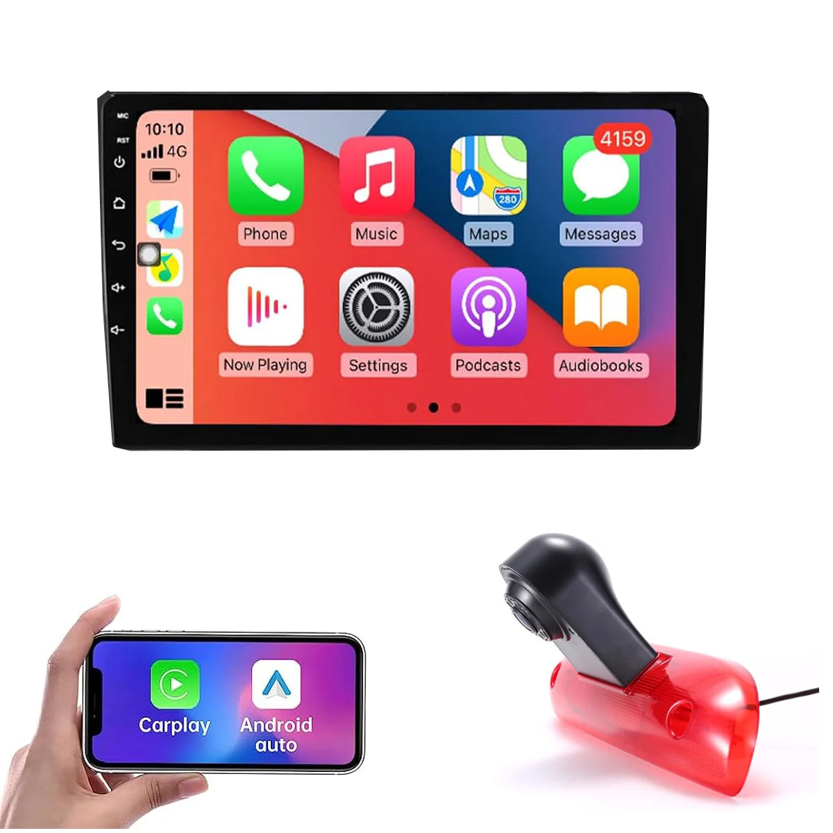Bluetooth Carpaly GPS Android Auto Car radio Navigation +HD Reverse camera For Fiat Ducato Peugeot Boxer Citroen Jumper Bus