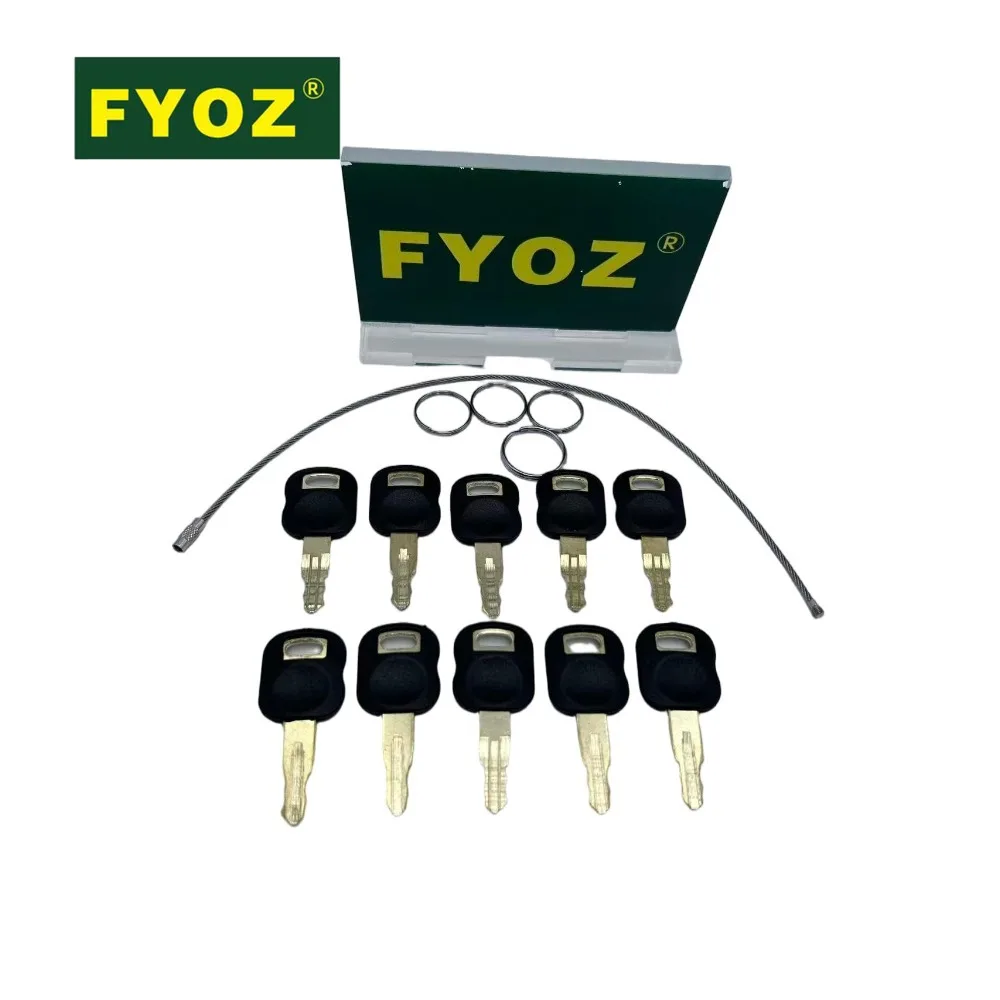 10PCS Ignition Key For Caterpillar Heavy Equipment 5P8500