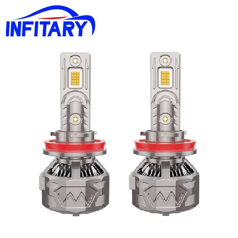 Infitary H7 LED 170W Real High Power H4 CANBUS Headlight Bulb 2 Copper Tube HB3 9005 HB4 9006 H19 Auto Car Fog Light H1 H11 H8