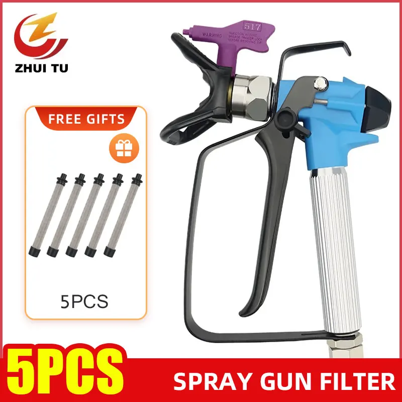 New Professional 837 Airless Spray Gun With 517 Spray Nozzle Guard for Wagner T-itan Pump Sprayer Spraying Machine