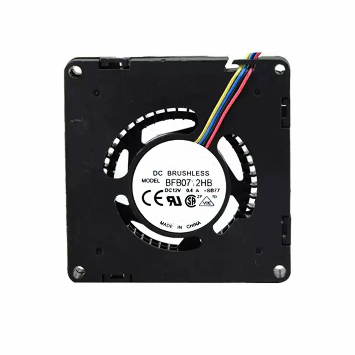 BFB0712HB-8B77 DC 12V 0.47A 7cm 7015 70*70*15mm 4-Wires Blower Cooling Fan