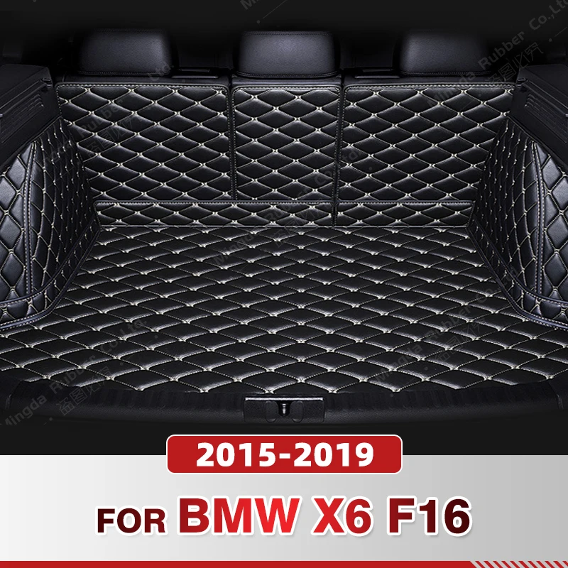 

Auto Full Coverage Trunk Mat For BMW X6 F16 2015-2019 18 17 16 Car Boot Cover Pad Cargo Liner Interior Protector Accessories