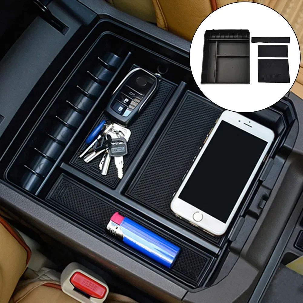 Car Central Armrest Console Storage Box For Toyota For Prado 120 FJ120 FJ 120 FJ150 150 2003-2019 20.7×24.5cm/20.5×23.6cm