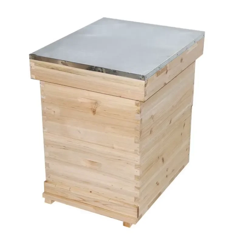 4 Layer Complete 10 Frame Langstroth Beehive for Beekeeping