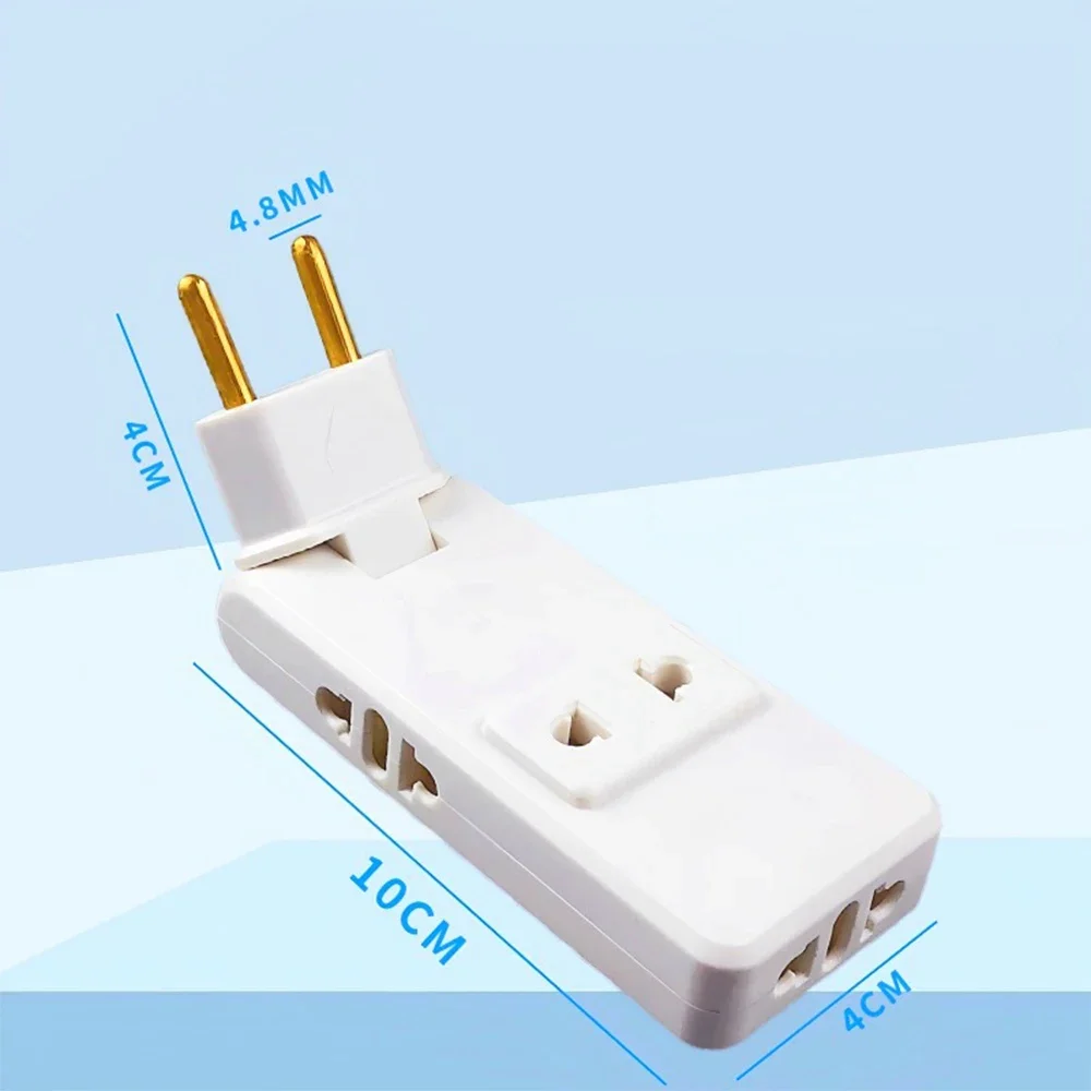 الاتحاد الأوروبي التوصيل التكيف 4 في 1 الجدار منفذ تمديد الاتحاد الأوروبي مقبس كهربائي 180 درجة محول القابس محول السفر المحمولة تحويل الطاقة #3