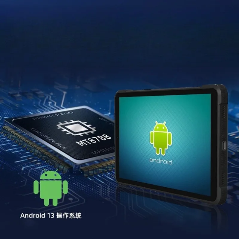 High-defense industry reinforcement rugged tablet PC 6+128G down-mine multi-interface aerospace plug-in