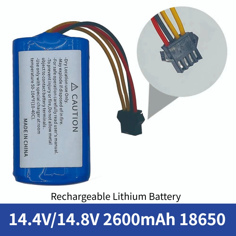 

14,4 В/14,8 В 2600 мАч 18650 литий-ионная аккумуляторная батарея для Haier Robot Xshuai HXS-C3, робот-пылесос, подметальная машина, батареи