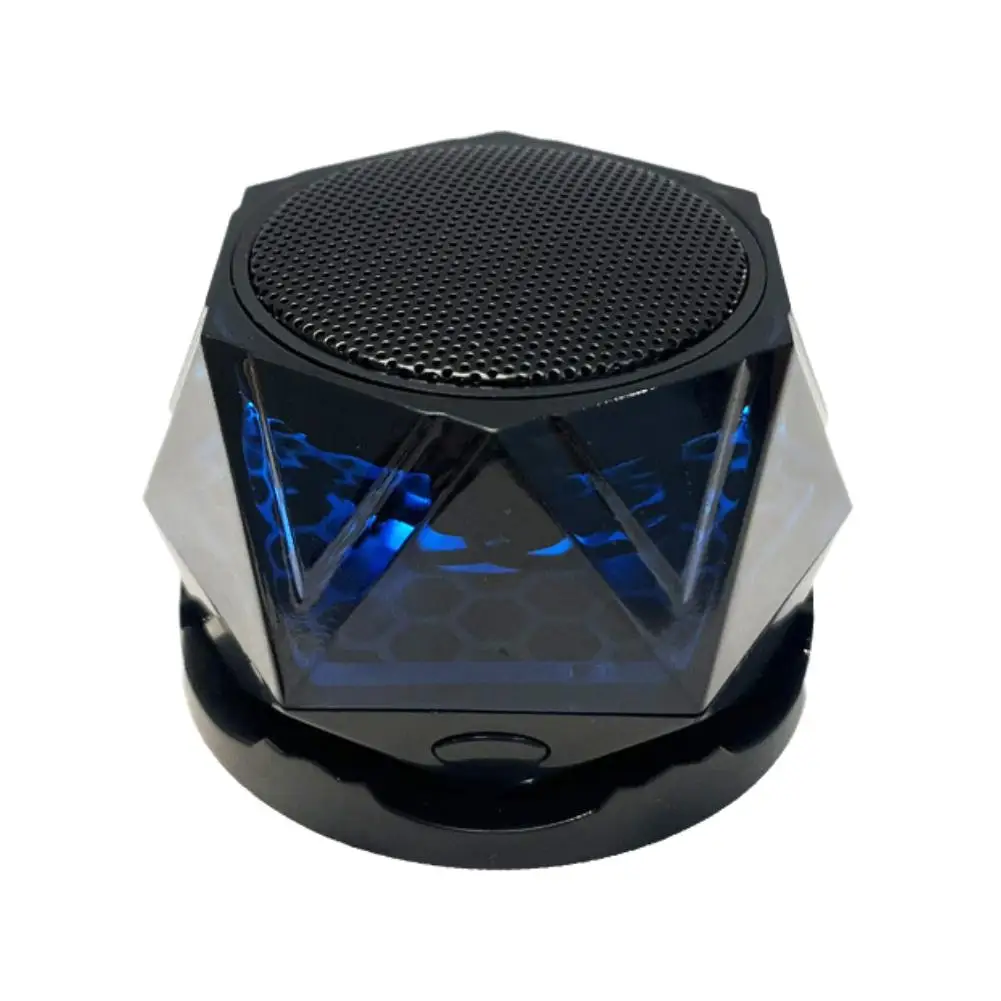 Magnetic Wireless Bluetooth Speaker With RGB Color Light Portable Diamond Phone Stand For iPhone Android Z8A0