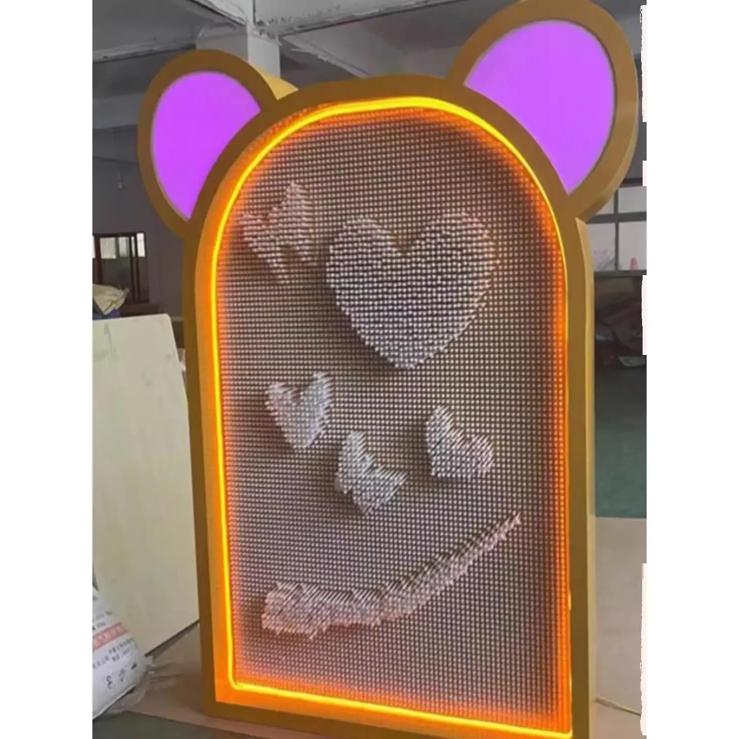 3D Multi-purpose Pin Art, 3D Face Impression Pin Sculpture Machine, Handprint Ornament for Stall & Wall Display