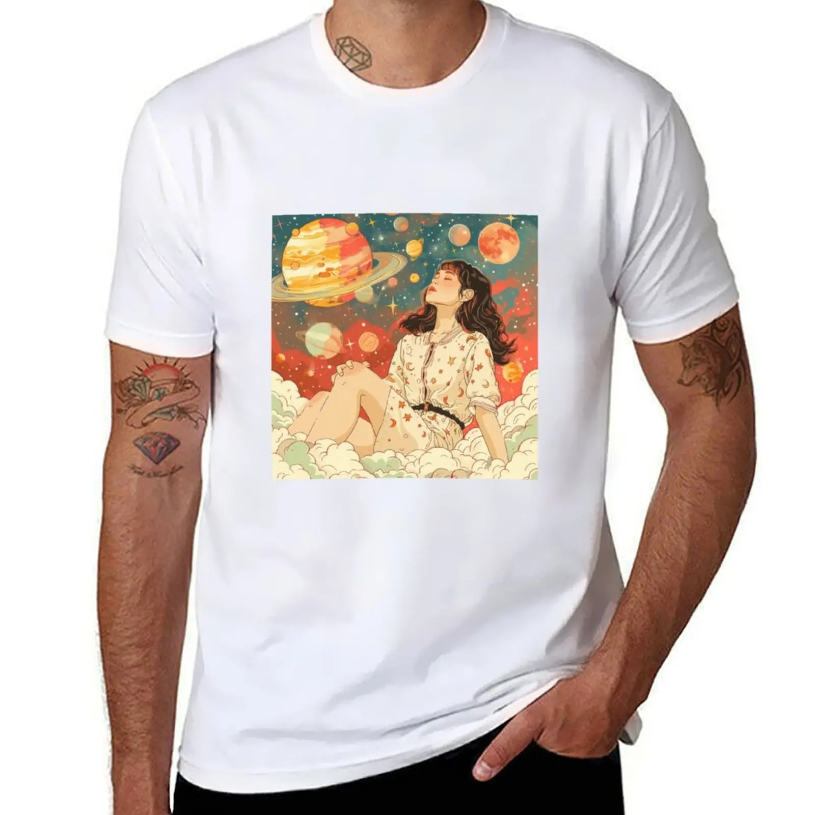

Girl of Cosmic Dreams T-Shirt essential t shirt cotton t shirts man 100% t shirts for man pack cotton T-shirt