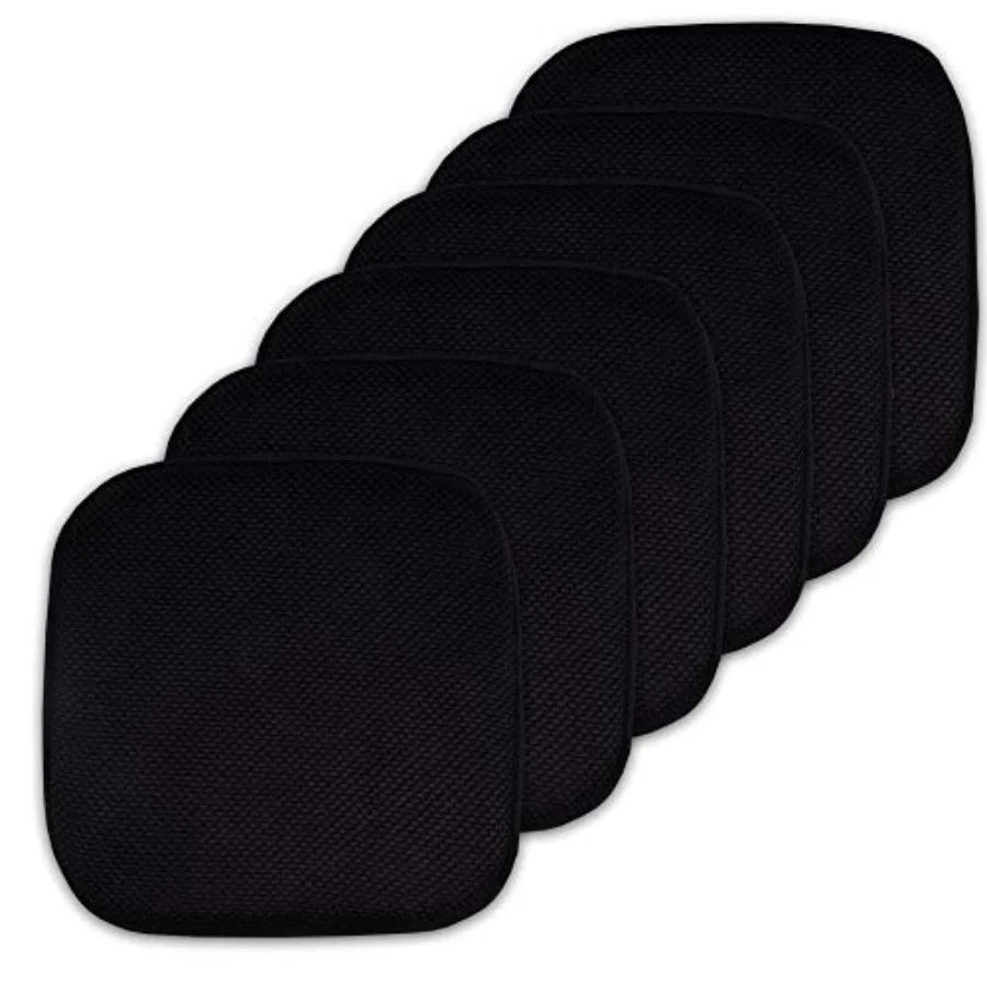 

Cushion Memory Foam Chair Pads Honeycomb Nonslip Back Seat Cover 1" x 1