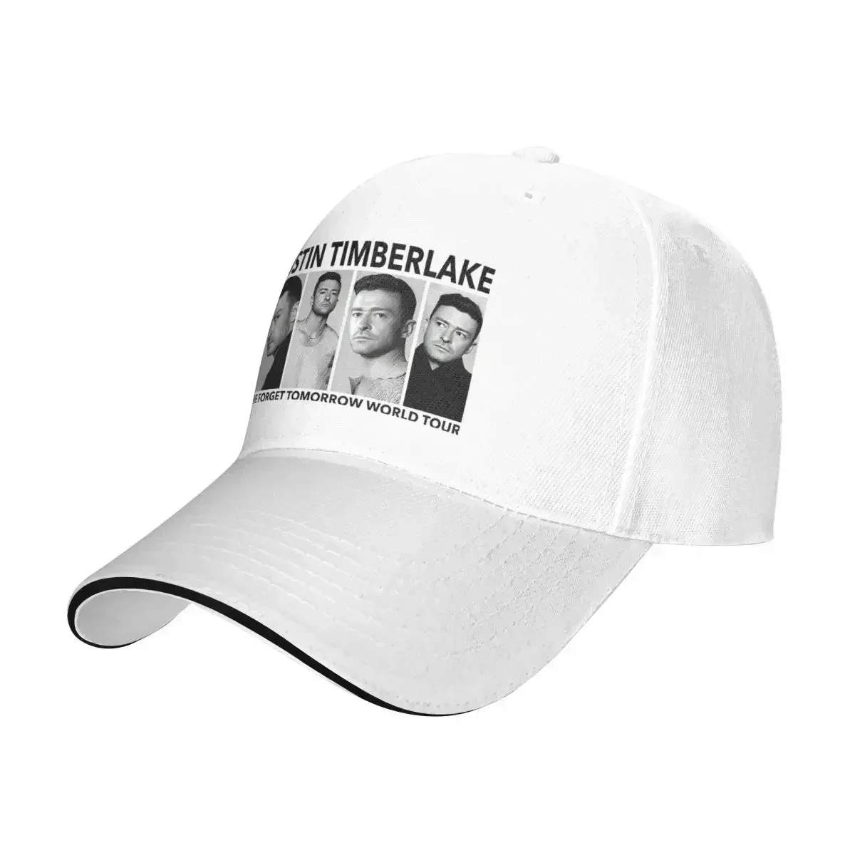 Justin Timberlake The Forget Tomorrow World Tour Baseball Cap Merch Retro 2024 Concert Headwear Unisex Style Daily All Seasons