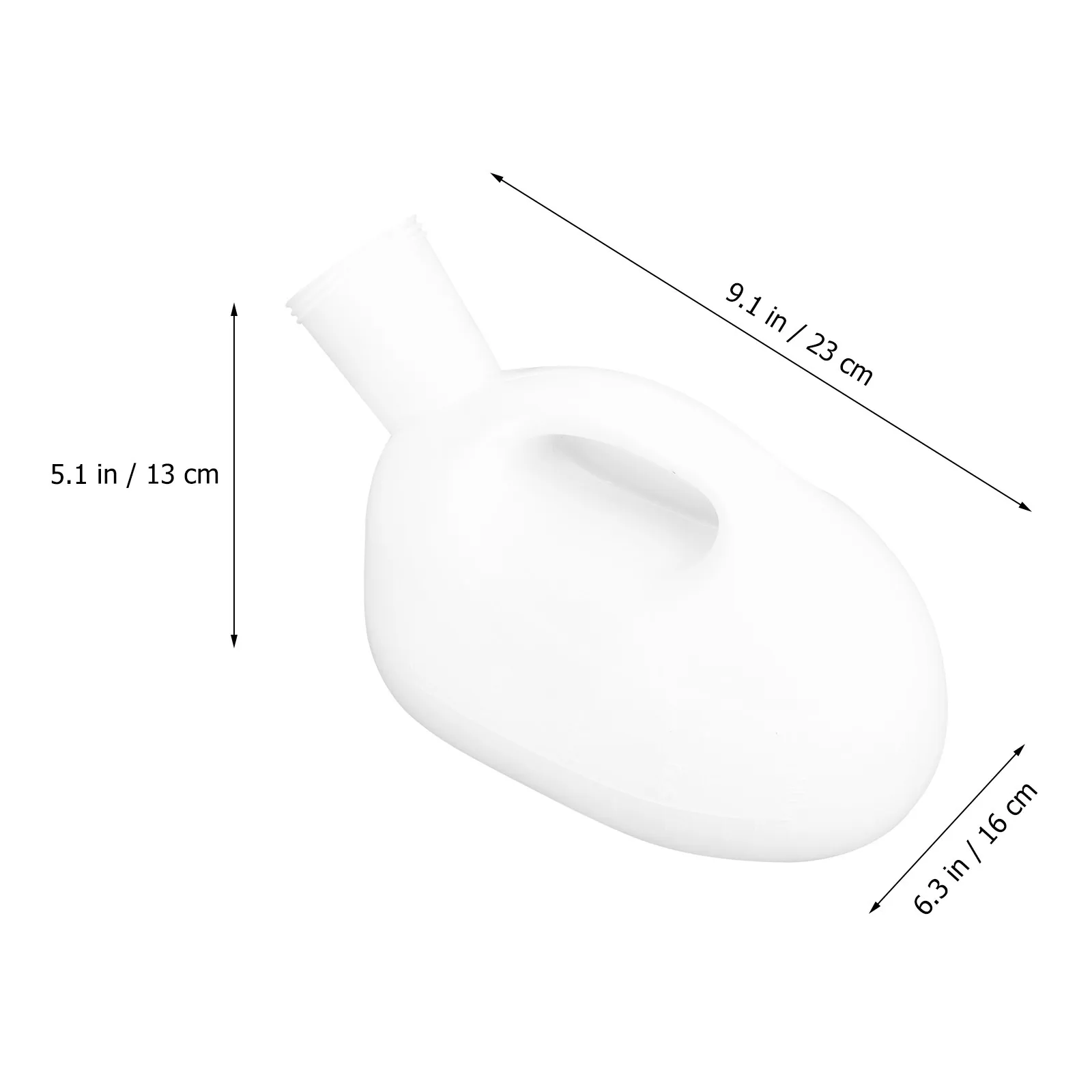 2000Ml Thickened ABS Urine Bottle Portable Convenient Emergency Urinal for Hospital Home Travel Elderly Disabled Large Capacity