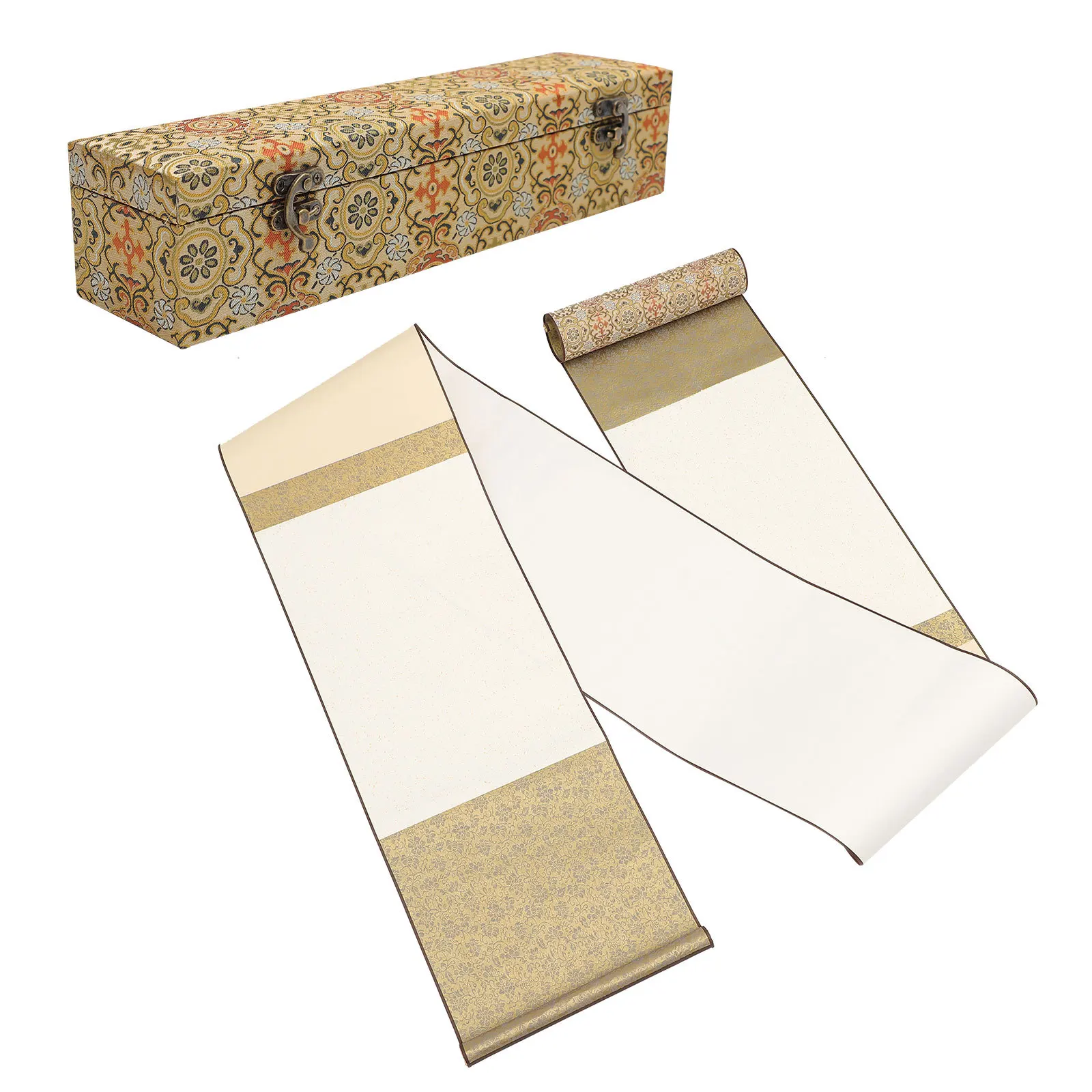 1 مجموعة فارغة الخط التمرير ورقة للكتابة اللوحة الصينية الفن الجدار الديكور المحمولة متعددة الوظائف الرسم العرض #3