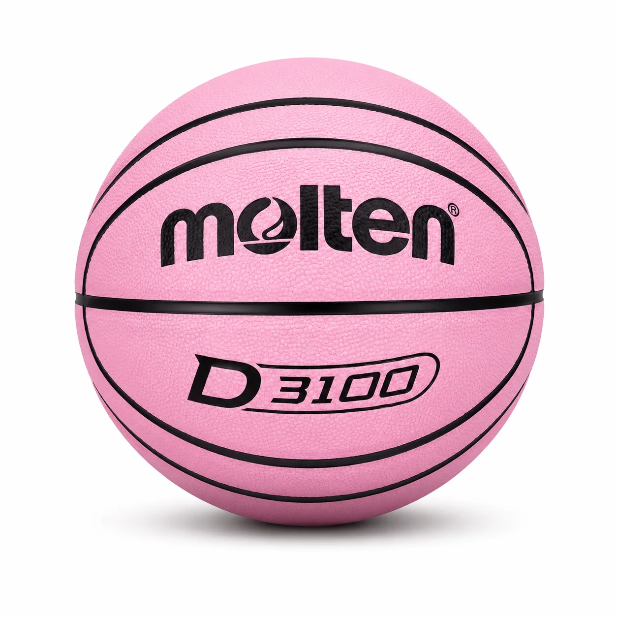 Balón de Baloncesto Molten D3100 Rosa, Resistente al Desgaste, de PU, para Entrenamiento en Interiores y Exteriores, para Prácticas y Juegos