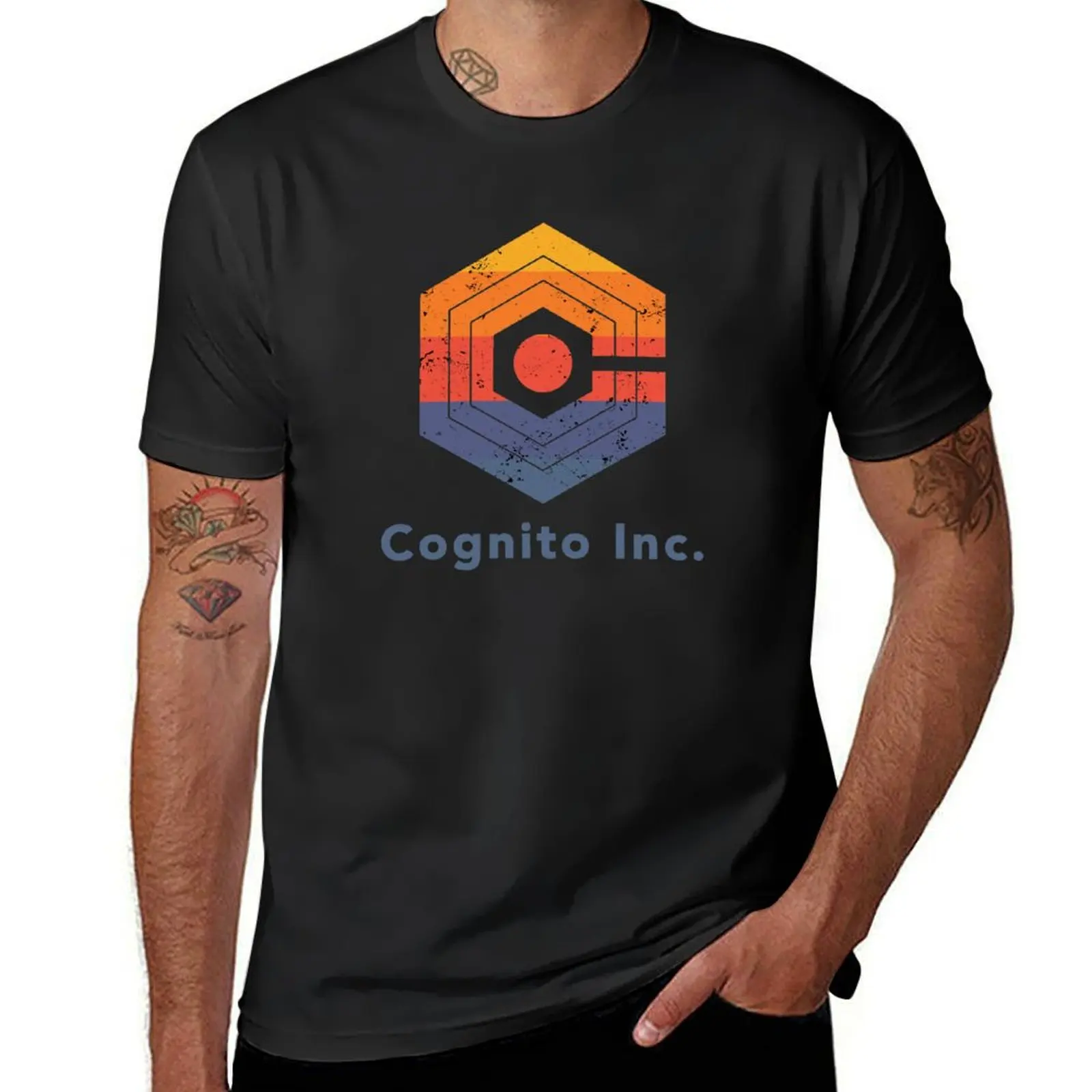 

Cognito inc. Inside job logo retro tyle T-Shirt for a boy tees mens graphic t-shirts pack