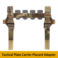 Tactical Plate Carrier Placard Adapter Adaptive Vest Front Panels Converter For AVS MBAV Standard 5 row 6 column MOLLE Airsoft