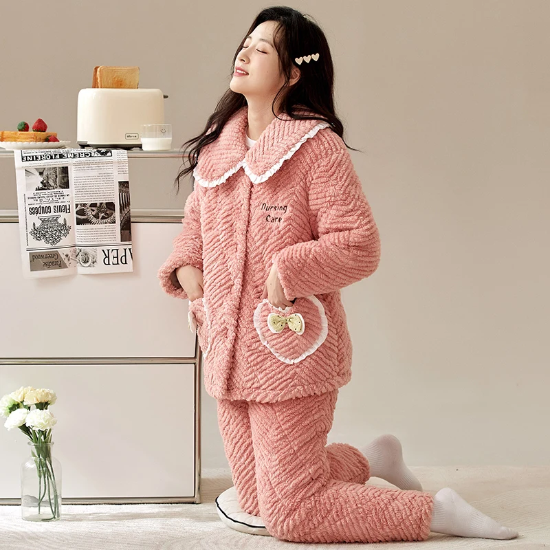 

Комплекты пижам Kawaii: женские, красные, летние, в полоску, милые, шелковые, термопижамы на пуговицах, синие, с коротким рукавом, осенние, в полоску, милые
