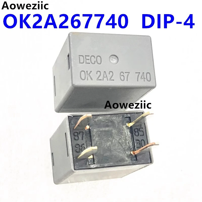 OK2A267740 European Style Lion Running Headlight Fan Relay 4-Pin 12V Brand New Authentic