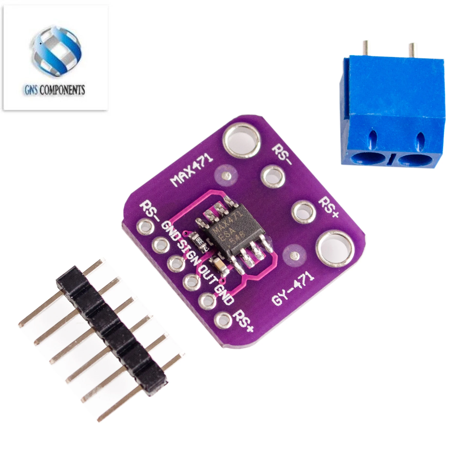 

Max471 Voltage Current Sensor Module For Arduino AVR Tester Board 5V DC 3-25V 0-3A Resistive Voltage Divider GY-471 Sensors