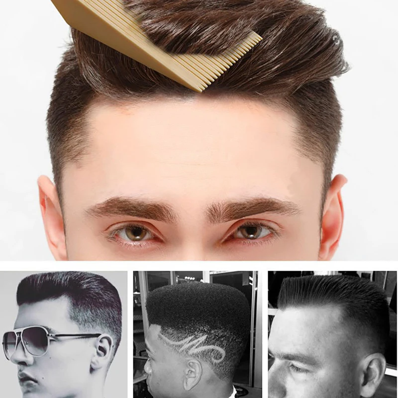 Men Flat Top Guide Comb Haircut Clipper Comb Barber Haircut Tool Hair Cutting Tools Salon Barber Supplies Accessory