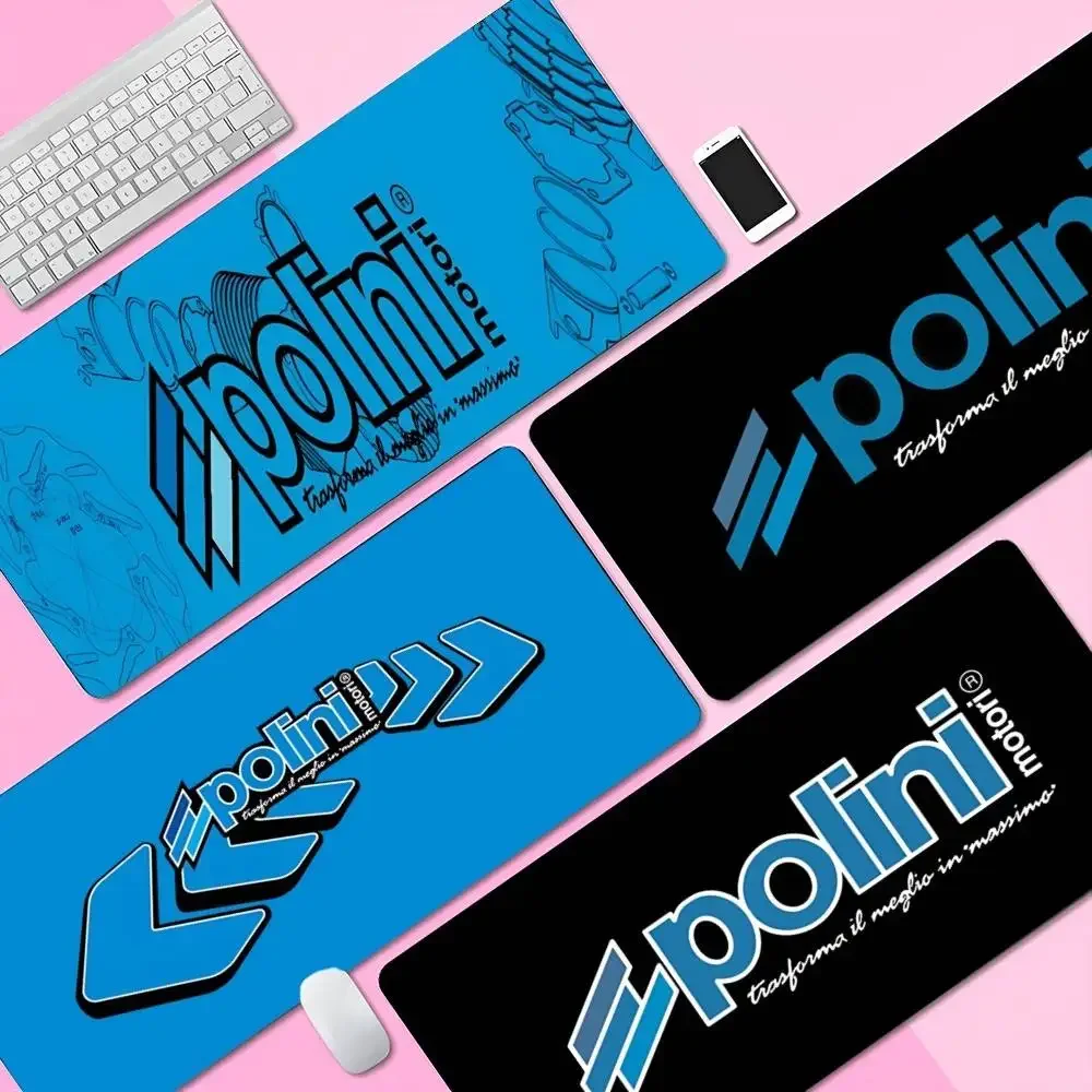 P-Polini-S Scooter Custom Skin PC Gaming Mouse Pad Gamer Desk Mats Keyboard Pad Mause Pad Muismat