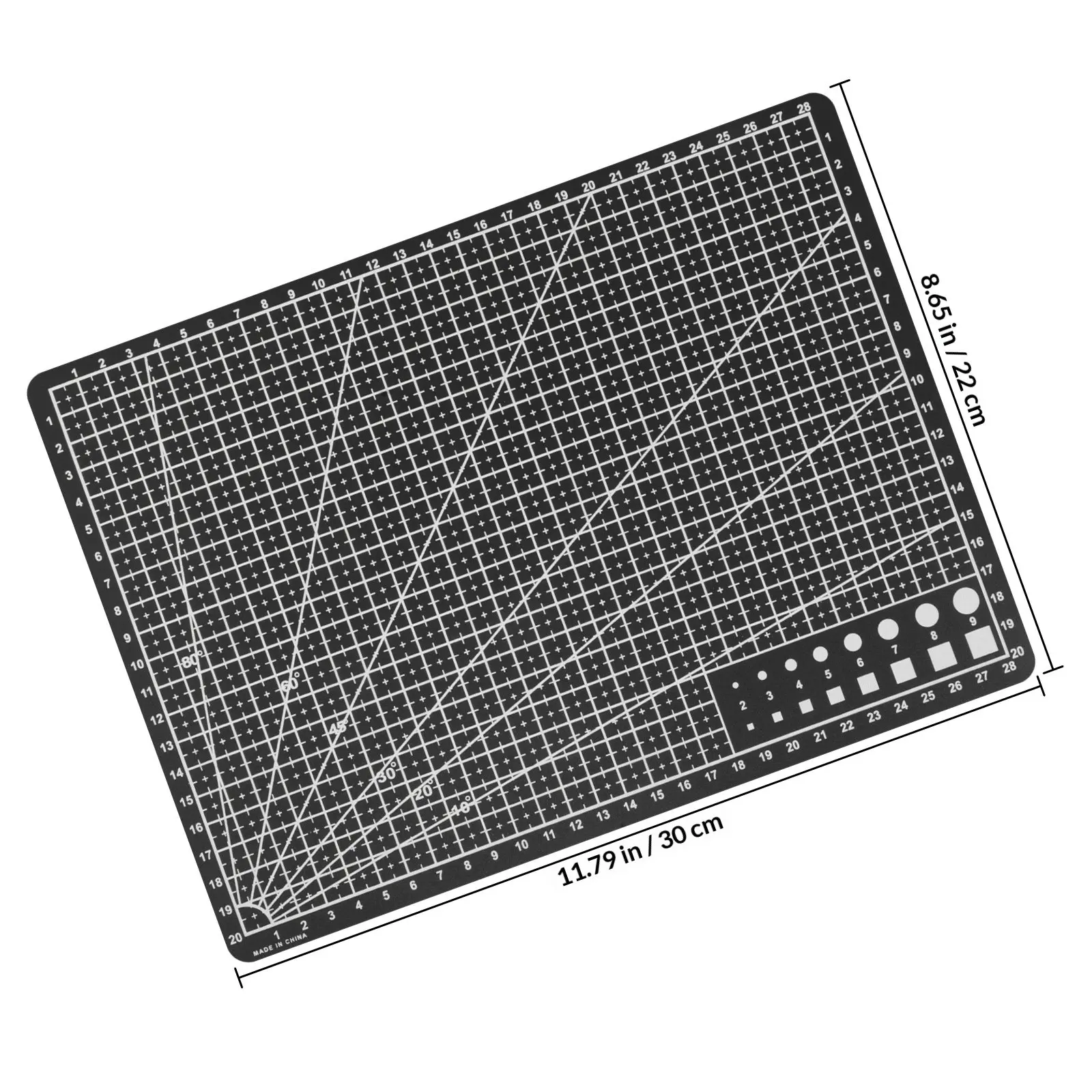 Double Sided A4 Craft Cutting Mat Clear Grid Non Slip Base Ideal for Sewing Carving Art Crafting Small Board A4 Cutting Mat view 5