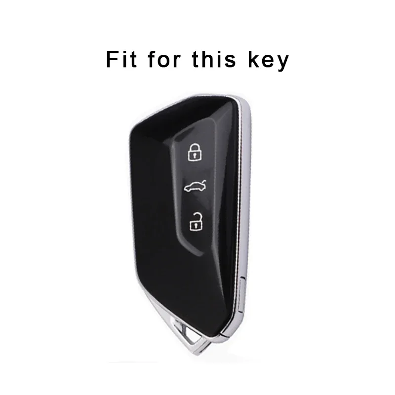 TPU Car Remote Control Key Cover Cases Shell Fob for VW Golf 8 Mk8 2020 for Skoda Octavia 4 8 A8 MK4 VAG Group 2021 Seat Leon
