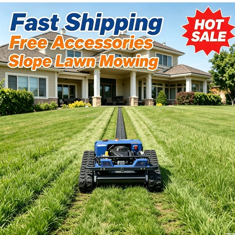 Customized Remote Control Lawn Mower Lawn Mower Robot All Terrain Smart Control Factory Direct For Rural Garden Lawn