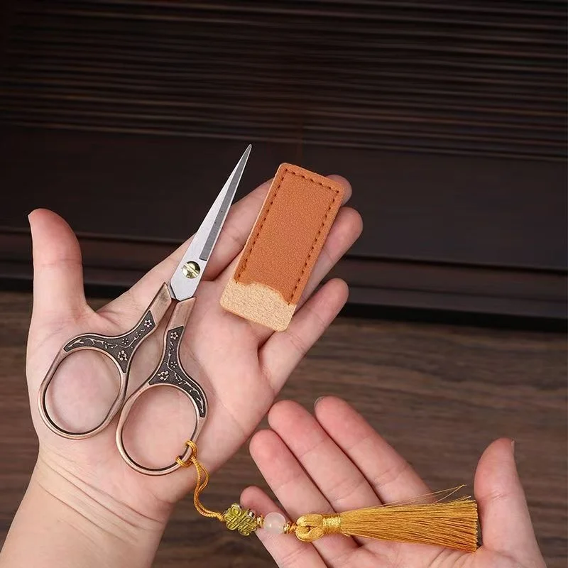 

Ножницы из нержавеющей стали для офиса и дома, для рукоделия, для резки бумаги, для студентов, с дизайном «Цветущая вишня»