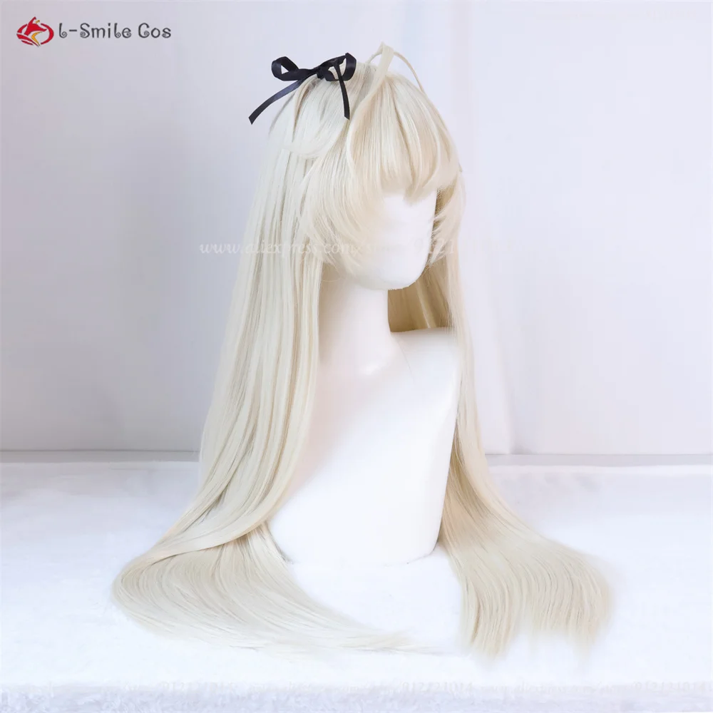 Parrucca cosplay Anime Kasugano Sora Parrucche lunghe beige da 70 cm con nastro di seta Parrucche da donna per costume cosplay per capelli di Halloween resistenti al calore