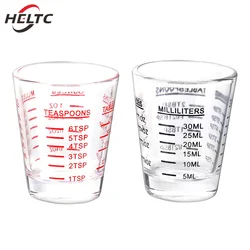 1pcs 30Ml Glass Measuring Cup With Scale Shot Glass Cup Baking Tools Kitchen And Bar Appliances Accessories