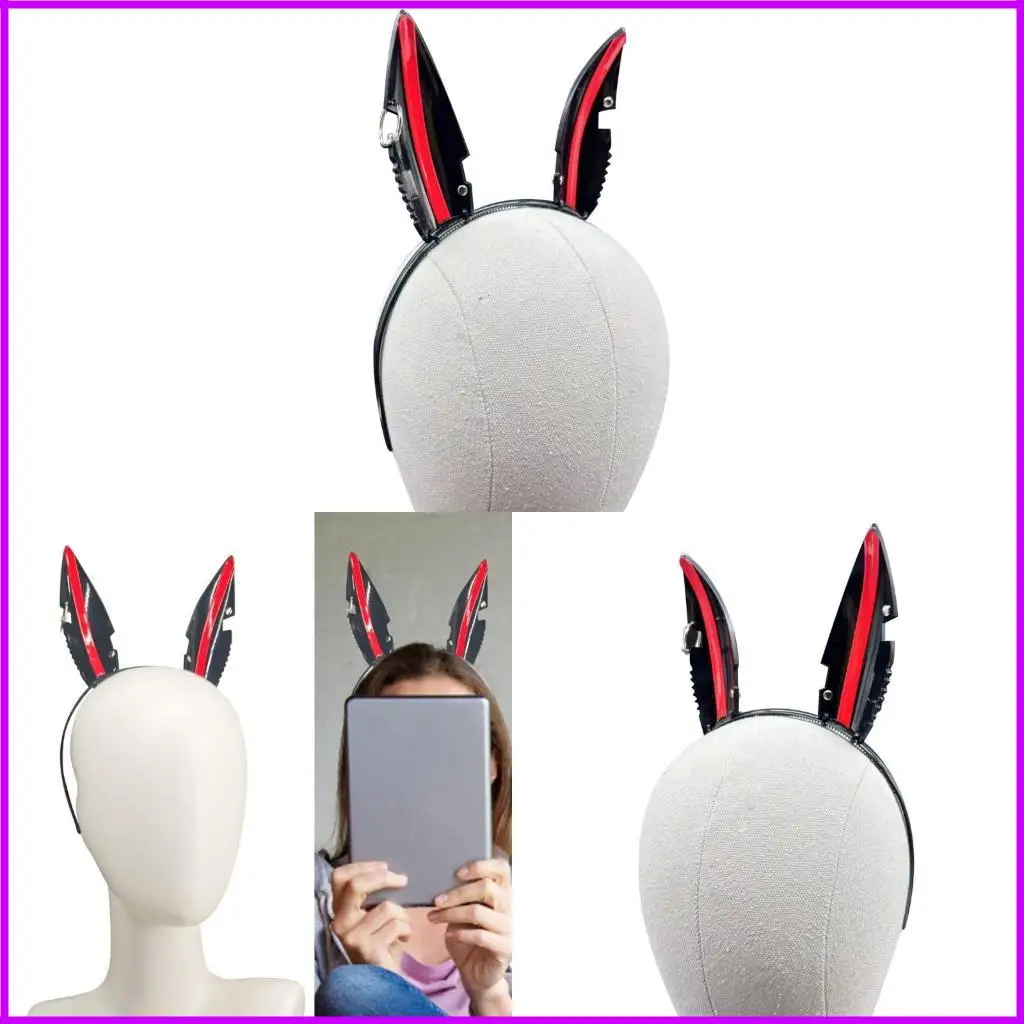 

Flexible Rivet Ears Headband Halloween Headpieces Great For Adults Costume Fun