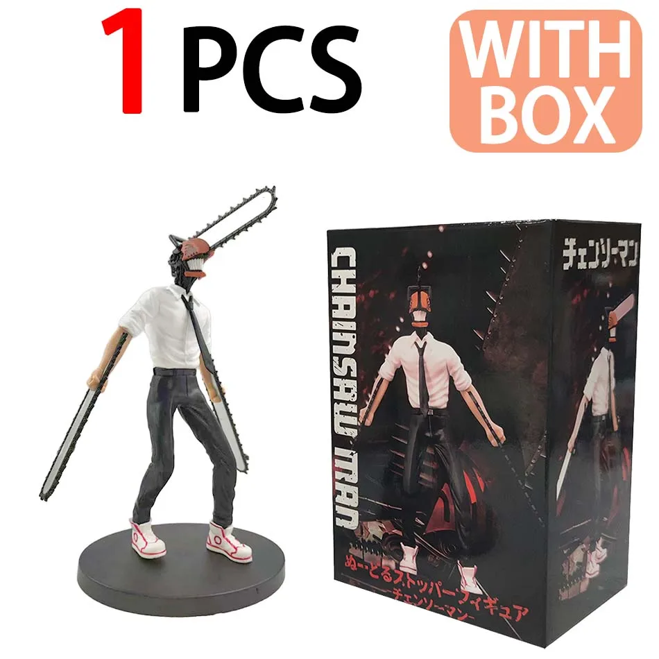 19 cm Chainsaw Man Denji Anime Figur Denji/Power Actionfigur 1560 Chainsaw Man Denji Figur Erwachsene Sammlerstück Modell Puppenspielzeug