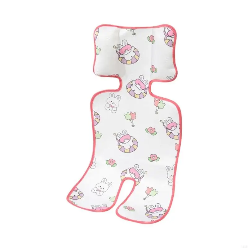 54DF Baby Pram Cushion Toddlers Pushchair Liner Summer Cooling Pad for Baby Pram Carriage Breathable Cushion