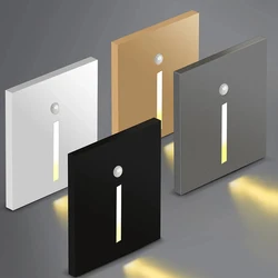 Lampada da parete intelligente sensore di movimento Pir luce da parete per scale luce notturna a Led illuminazione interna per la decorazione della stanza sala cucina camera da letto